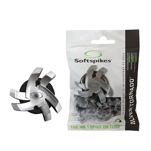 Softspikes Silver Tornado FastTwist 3.0 – Đinh giày golf 18 cái – Bám tốt, trọng lượng nhẹ