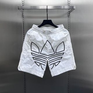 Quần short nam mùa hè thấm hút mồ hôi, vừa vặn, thiết kế thêu thời thượng