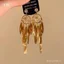 Dream Catcher Bông tai phong cách retro Hồng Kông mới nhất 2024 - Màu vàng mảnh nhẹ