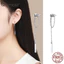 Bamoer Bông Tai bạc 925 Dáng Dài Thiết Kế Đơn Giản Thời Trang Cho Nữ sce550