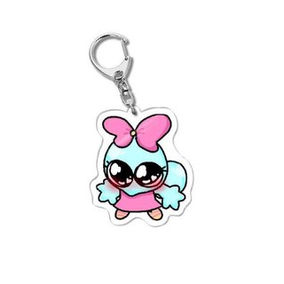 Móc khóa Acrylic 6cm Anime Dandy 's World - Dandy / Razzle / Dazzle, Thiết kế dễ thương & ma quái, Quà tặng