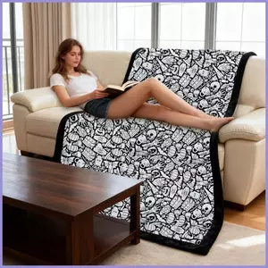 Màu Chăn Của Riêng Bạn Trang Trí Nhà Handmade Tô Màu Chăn Có Thể Giặt Được Cho Nam Nữ Bé Trai Bé Gái Thanh Thiếu Niên Vợ mueadsyvn