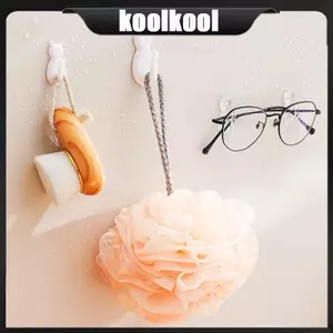 Kool 2 Móc dính chắc chắn chống thấm nước cho khăn tắm Phụ kiện gia đình bằng nhựa