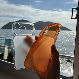 IPhone 17 16 15 14 13 12 11 Pro Max Nguyên Bản Silicon Mềm TPU Vỏ Mỏng Trong Suốt Mờ Mặt Sau Chống Sốc Vỏ Bảo Vệ Cửa Sổ Lớn