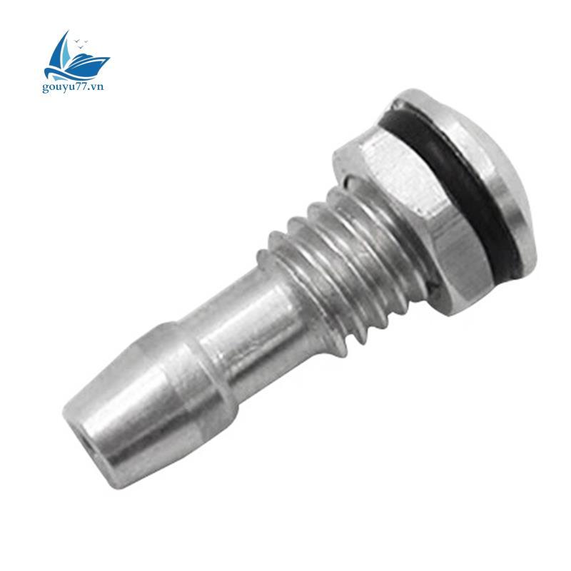 [gouyu77.vn] 2 Ống thoát nước thuyền RC bằng nhôm có ốc vít vòng chữ O cho thuyền RC để làm mát động cơ M6