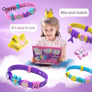 Nhà Máy Thời Trang Giáo Dục Đính Hạt Vòng Tay Bộ Cho Trẻ Em 400 Chiếc DIY Chữ Cái Bảng Chữ Cái Hạt Kid Đảng Thủ Công Quà Tặng Làm Bộ QrhYK