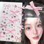 【Roshy】Trang điểm mắt Tự làm Nơ Nhãn dán Trẻ em Biểu diễn Trang trí Khuôn mặt 3D Kim cương Trang điểm