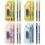 EDIWANY 4 Cái / bộ Bút Gel Fidget Clicker, Bút chuyển đổi thư giãn chống lo âu 0,5mm, Viết mượt mà với Bút thay thế Đổ lại Công cụ học tập để luyện thi