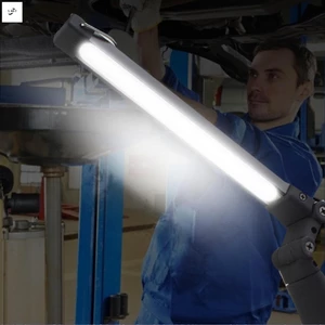Đèn pin nam châm gấp cầm tay Độ sáng mạnh Đèn sửa chữa nhẹ Thích hợp cho cắm trại ngoài trời