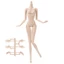 Búp bê siêu mô hình DARON, Búp bê BJD khỏa thân thay thế có thể tháo rời, Đồ chơi nhà chơi 28cm Nhân vật hành động di chuyển đa chức năng Cơ thể trẻ em Đồ chơi DIY