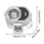 Quạt điện Mini LACYESUK, 360° Xoay 4 Tốc Độ Kẹp Nhỏ Trên Quạt, Kích Thước Bỏ Túi Hoạt Động Im Lặng 199 Tốc Độ Có Thể Điều Chỉnh Bằng Ánh Sáng Và Dây Buộc Xe Đẩy Cho Bé Quạt Để Bàn