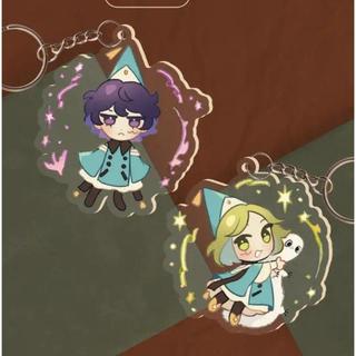 Acrylic Keychain for Witch Hat Atelier Qifrey Olruggio Tetia Richeh Coco Agott Q Version Cartoons Car Key Pendant