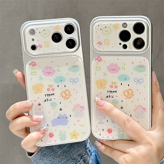 Phim hoạt hình nhỏ tươi mát và dễ thương cho iphone17promax 16promax 15promax 15pro iphone15 14promax Vỏ iphone TPU mới chống bụi