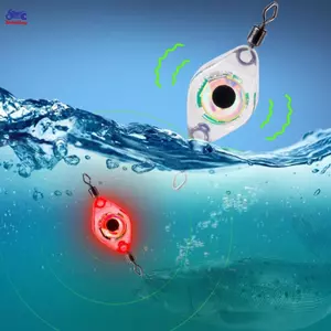 XOITOP Đèn LED cá mini - Mồi câu cá dưới nước hình mắt cá mực dạ quang