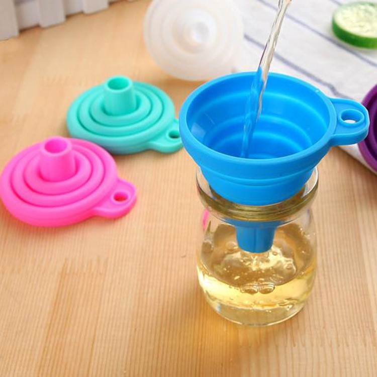 Phễu Gấp Gọn Đa Năng - Phễu Mini Chiết Chất Lỏng/ Mỹ Phẩm / Nước Hoa / Dầu Ăn / Gia Vị