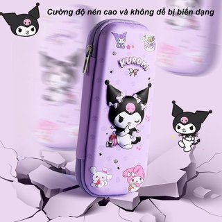 Hộp đựng bút chì 3D dễ thương PU chống nước chống bụi nhiều túi Trường học lưu trữ văn phòng Túi bút chì