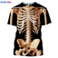 Bộ xương nội tạng 3D - áo sơ mi ngộ nghĩnh cho mùa hè