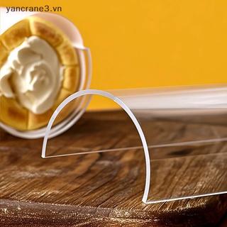 {YAN} Khuôn cuộn bánh Acrylic Hình bán nguyệt Thiên Định hình giữ cho bánh ngọt Mousse Nướng bánh tại nhà Nhà bếp {ya}