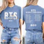 SY3 BTS World Tour Arirang Áo thun cotton dày Màu sắc thoải mái K-Pop Merch Dành cho người hâm mộ DTF quà tặng YS3