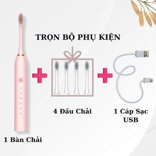 Bàn Chải Đánh Răng Điện X3 Động Cơ Từ, Làm Sạch Sâu, Loại Bỏ Vết Trà Cà Phê, Cao Cấp
