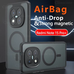 Ốp Lưng Cho Redmi Note 15 Pro Plus 15Pro 15ProPlus 15Pro + Note15 Pro + Chống Trầy Xước Trong Suốt Mờ Với Vỏ Điện Thoại Từ Tính Bảo Vệ Chống Sốc Ốp Lưng Cứng Chống Vân Tay