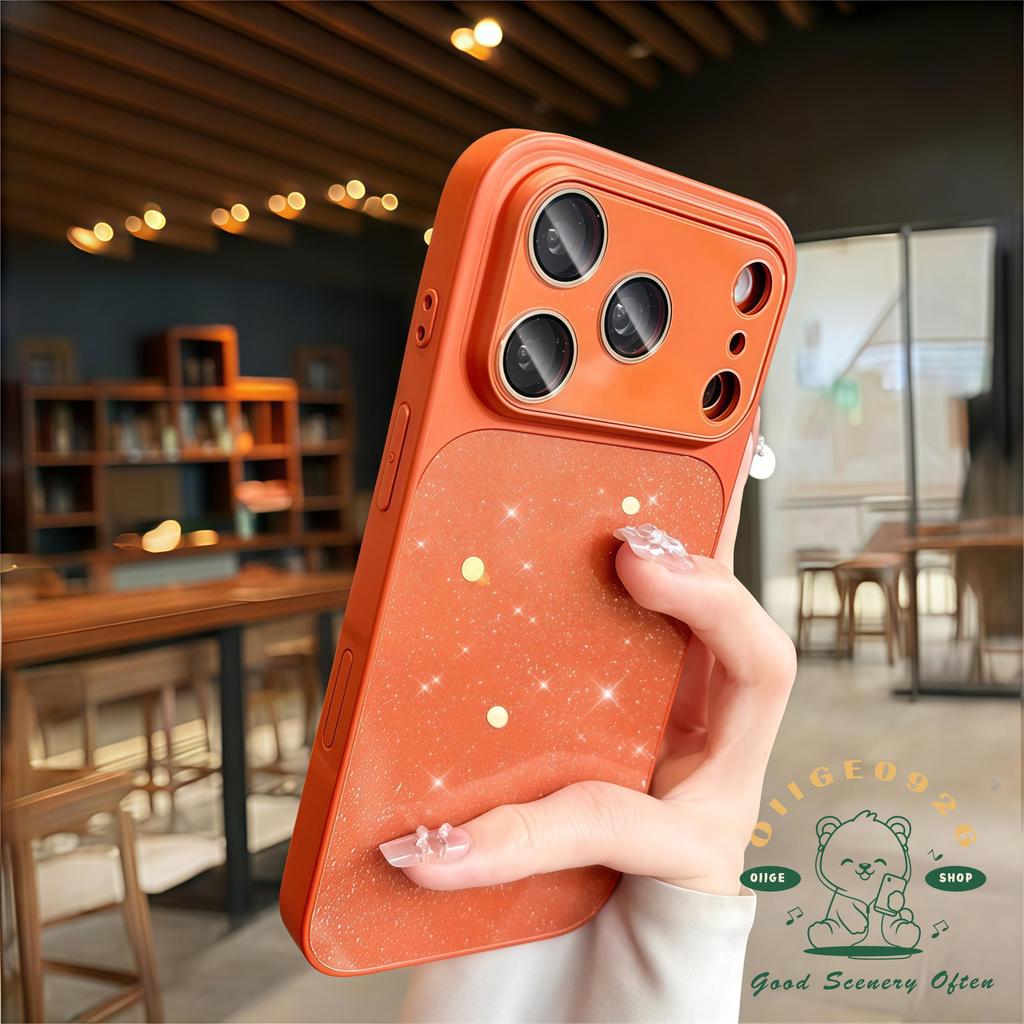 【 Ốp lưng iPhone17 】 Túi khí lấp lánh chống rơi Vỏ điện thoại iphone17 Pro Max 16 15 14 13 cho vỏ iPhone Vỏ mềm silicon TPU chống sốc