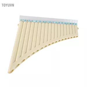 toyuvn ERYUE 18 Ống Pan Sáo C Key Panpipes có Ống ngậm Nhạc cụ Gió dành cho Học sinh Người mới bắt đầu Túi đựng
