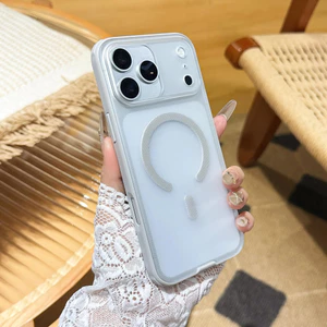 Ốp điện thoại từ tính mạnh với thiết kế đặc biệt cho iPhone 17 Pro Max, 16, 15, 14, 13; thiết kế mới, chống vỡ.