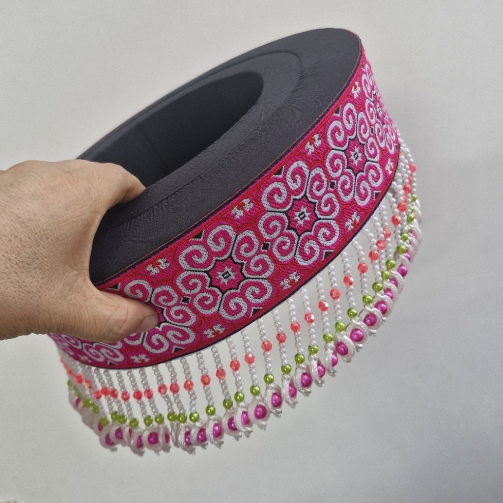Mũ dân tộc Hmông, dân tộc Dao, dân tộc Thái, dùng để biểu diễn văn nghệ, Đạo cụ phụ kiện Nguyễn Nhật