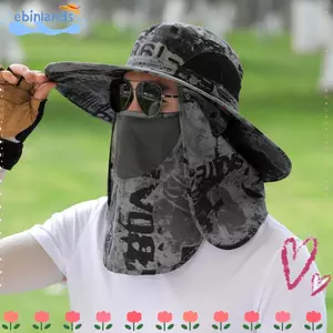 Mũ làm việc nông nghiệp EBINLANDS, Mũ chống nắng chống tia cực tím, Kem chống nắng thời trang và che nắng thoáng khí Bảo vệ cổ Mũ đi biển