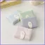 SQ11 2026 Ví Đựng Tiền Xu Ngắn PU Tinh Tế Thời Trang In Hình Mèo Đa Năng Như Quý Bà Đựng Thẻ
