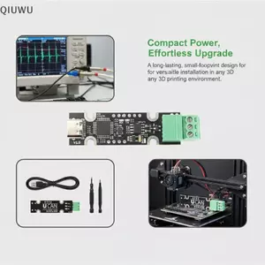 Bộ chuyển đổi USB sang CAN chuyên nghiệp QIUWU 1 chiếc Hỗ trợ Firmware Klipper có thể gập lại cho hệ thống giám sát dữ liệu thời gian thực.