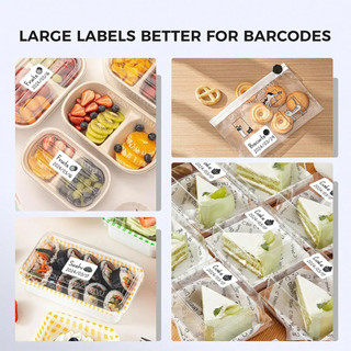 1 Gói P50 Nhãn Dán Marklife Giấy Nhiệt Chống Thấm Nước Miếng Dán Tương Thích Cho M221 M220 M120 M200 M110 Máy In 50 * 80mm 40 * 30mm