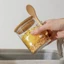 Bình kín thủy tinh Borosilicate cao Bình lưu trữ tròn có thìa Lọ gia vị Kẹo Trà Bình lưu trữ đa năng Bình kín ENV0