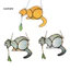 Linh hồn| Nhựa Sun Catcher Garden Sun Catcher Funny Vomiting Cat Sun Catcher cho Windows – Trang trí treo ngoài trời trong nhà thủ công Quà tặng độc đáo cho những người yêu mèo cho Đông Nam