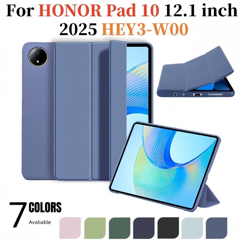Ốp điện thoại TPU Cho Honor Pad 10 9 8 Pro 12.1 12 11.5 Chống Rơi Máy Tính Bảng Ốp điện thoại Bảo Vệ Dành Cho Honor Pad 9Pro 10Pro 8 9 10 Trifold Stand Silicon Case