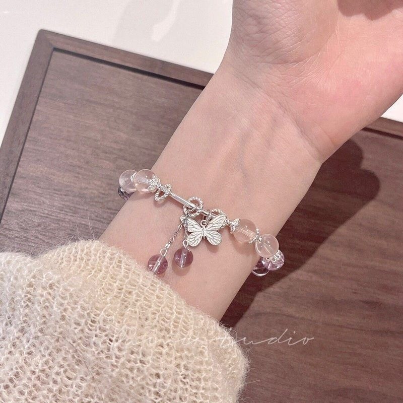 Vòng tay hạt pha lê nhiều màu, phụ kiện nữ phong cách ngọt ngào, có 15 mẫu lựa chọn