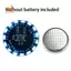 Đèn LED không dây chuyển màu nhấp nháy / xoay 16 chế độ Nút đèn điều khiển pin Mô hình đồ chơi trang trí màu hồng