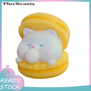 < Pluscloth > Bubble Animal Macaron Fidget Toy Giảm căng thẳng Bóp mềm Đồ chơi để bàn chống lo âu cho trẻ em và người lớn - Hình chó, mèo, thỏ, ếch dễ thương Hoàn hảo để Re
