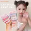 FAVORITEGOODS Nhãn dán móng tay dài, Phim hoạt hình có thể tháo rời Trẻ em Đeo móng tay, Đầu móng tay trái tim tình yêu anh đào dễ thương dành cho bé gái Học sinh