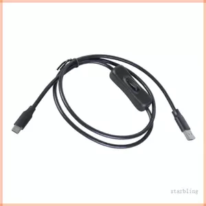 Dây chuyển đổi nguồn Star 30 60 100cm USB sang Type C Truyền dữ liệu 5Gbps cho đèn LED