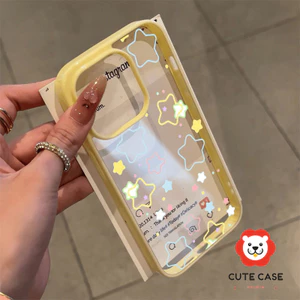 Đối với iPhone 16 15 14 13 12 11 Pro Max X XR XS Max 7 8 Plus Doodle Star Điện thoại Trường hợp Acrylic