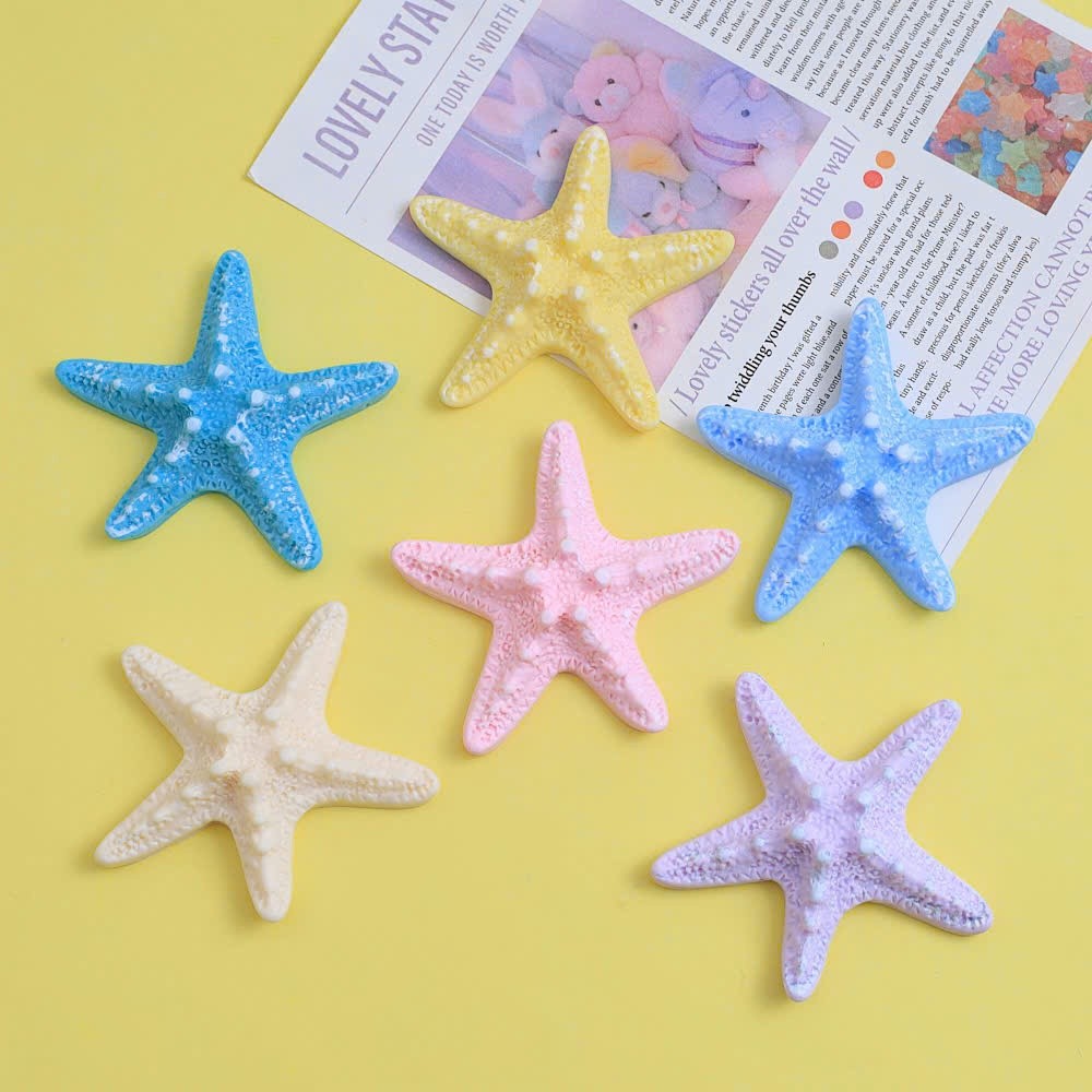 Set Charm Sao Biển Pastel Size Bự 56x53mm 🌊 Mix 6 Màu Candy Cute Phong Cách Summer Hàn Quốc Siêu Xinh ✨