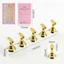 FAVORITEGOODS 5 Cái Chân đế thực hành đầu móng tay giả, Giá đỡ nghệ thuật móng tay từ tính nhiều màu DIY, Đế pha lê có thể tái sử dụng Dụng cụ làm móng tay