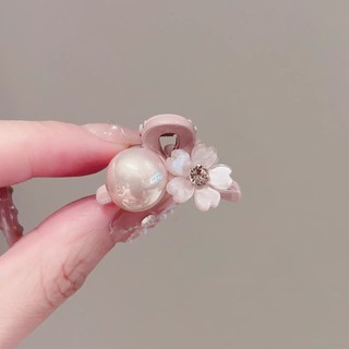Ngọt Ngào Hồng Ngọc Trai Hoa Mini Nhỏ Lấy Kẹp Nữ trán Bên Gãy Tóc Kích Thước Nhỏ Top Kẹp Cặp Kẹp 5.10 GI5F