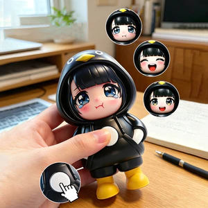 Trò chơi Arknights: Endfield Endmin Gugu Gaga Chim cánh cụt Búp bê thay đổi mặt‌ Túi đồ chơi Trang trí Mặt dây chuyền Móc khóa Quà tặng