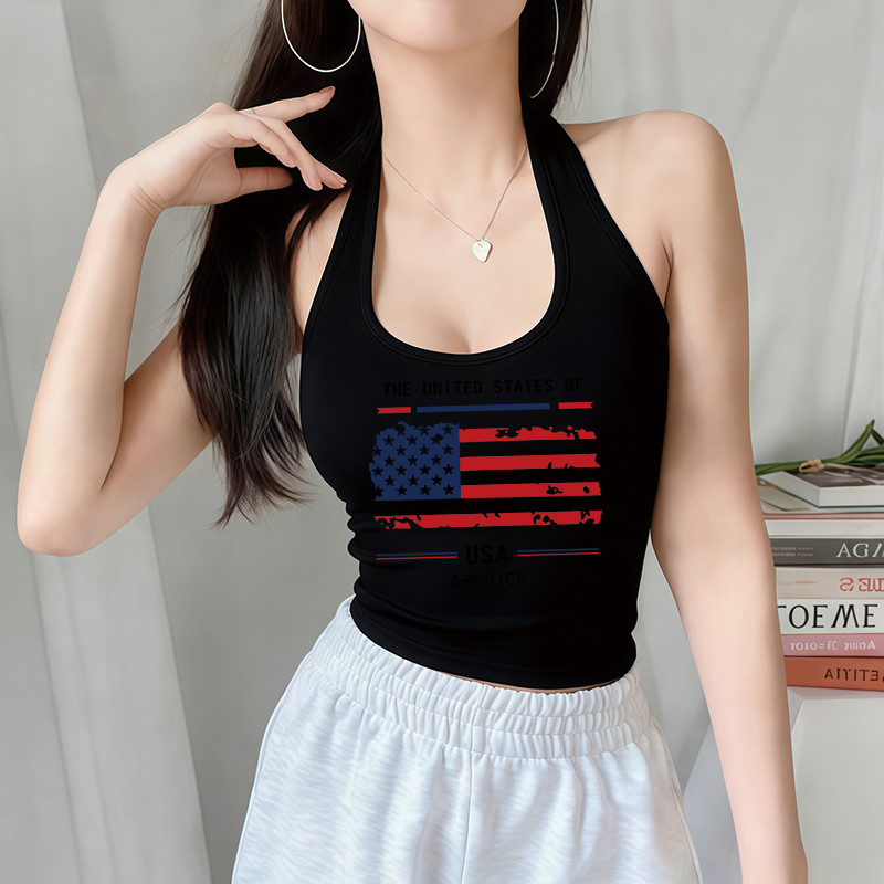 Áo Yếm Croptop Choàng Cổ Hở Lưng Ôm Body Nữ | Áo Thun | Cotton Thun Mềm Co Giãn | Tôn Dáng Gợi Cảm Sexy Siêu Hot Mới#11