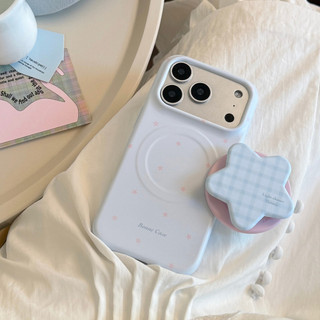 [Sheren] Ốp Điện Thoại Chân Đế Ngôi Sao Xanh Tươi Thích Hợp Cho i17 16 15 14 13 12 11 pro max Vỏ Bảo Vệ Chống Sốc