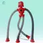 4 Chiếc Cốc Hút Kính Thiên Văn Robot Đồ Chơi Hoạt Hình Xếp Hình Cốc Hút Có Đèn