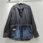 Áo sơ mi denim dài tay phong cách Hàn Quốc mới nhất, phối ren sang trọng
